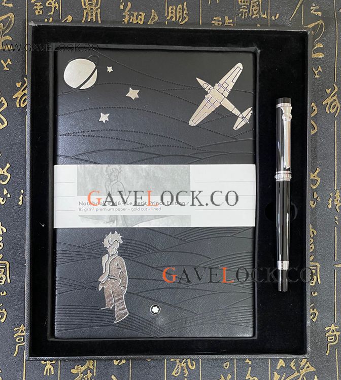 Set with Rollerball Pen & Around the World Notepad Black 146 Set with Rollerball Pen & Around the World Notepad Black 146